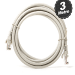 CAT6 UTP GRİ PATCH KABLO 3 MT