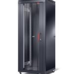 LANDE 42U KABİNET W=800 MM D=800MM SİYAH (TEKERLEK DAHİL)