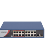 HİKVİSİON DS-3E0318P-E/M(B) 16 KANAL POE, 1 GE UPLİNK, 1 SFP TOPLAM 130W POE SWİTCH