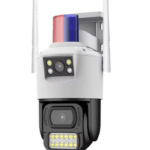 INOX-17IPC 3+3 MP ÇÖZÜNÜRLÜK 2 LENSLİ DIŞ ORTAM SİRENLİ IP KAMERA