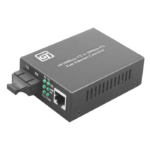 F/O SC SM 10/100 MEDIA CONVERTER 20 KM